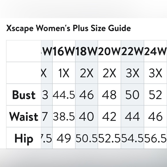 Xscape royal blue crepe scuba formal gown, 20W, NWT - Picture 10 of 12